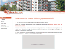 Tablet Screenshot of horizont-eg.de